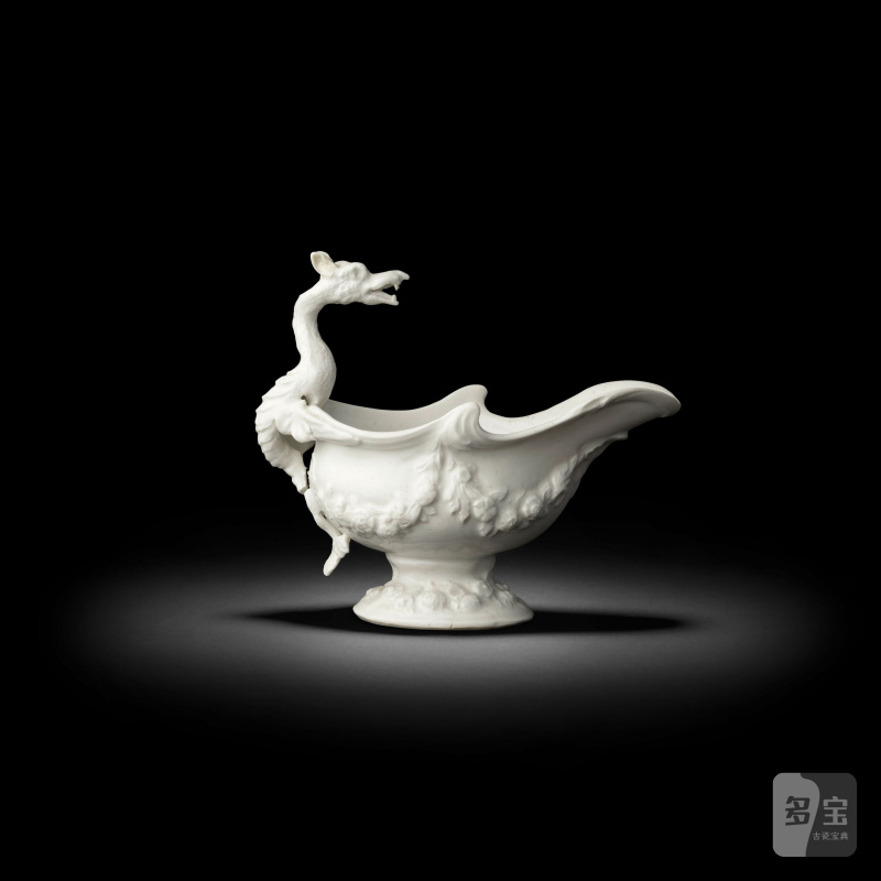 A good Bow white sauceboat, circa 1750